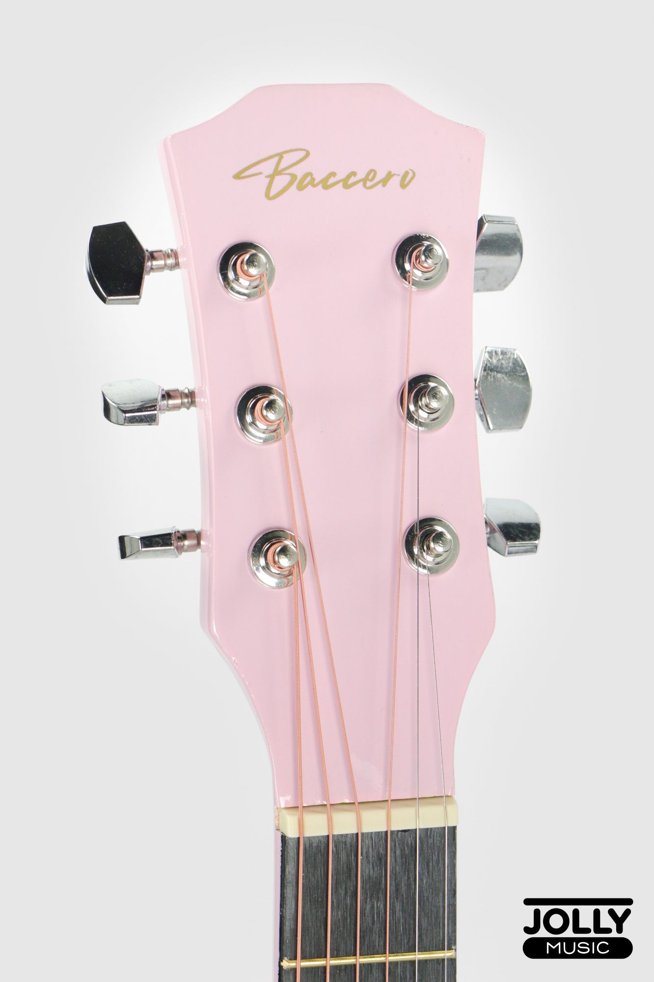 Baccero 38" Guitar K-38LT Truss Rod w/ Case, 3 Picks, Tuner, Capo - Pink