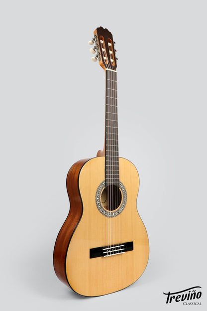 Trevino C393-55 Classical Guitar Nylon String (Natural) 1/2 Size