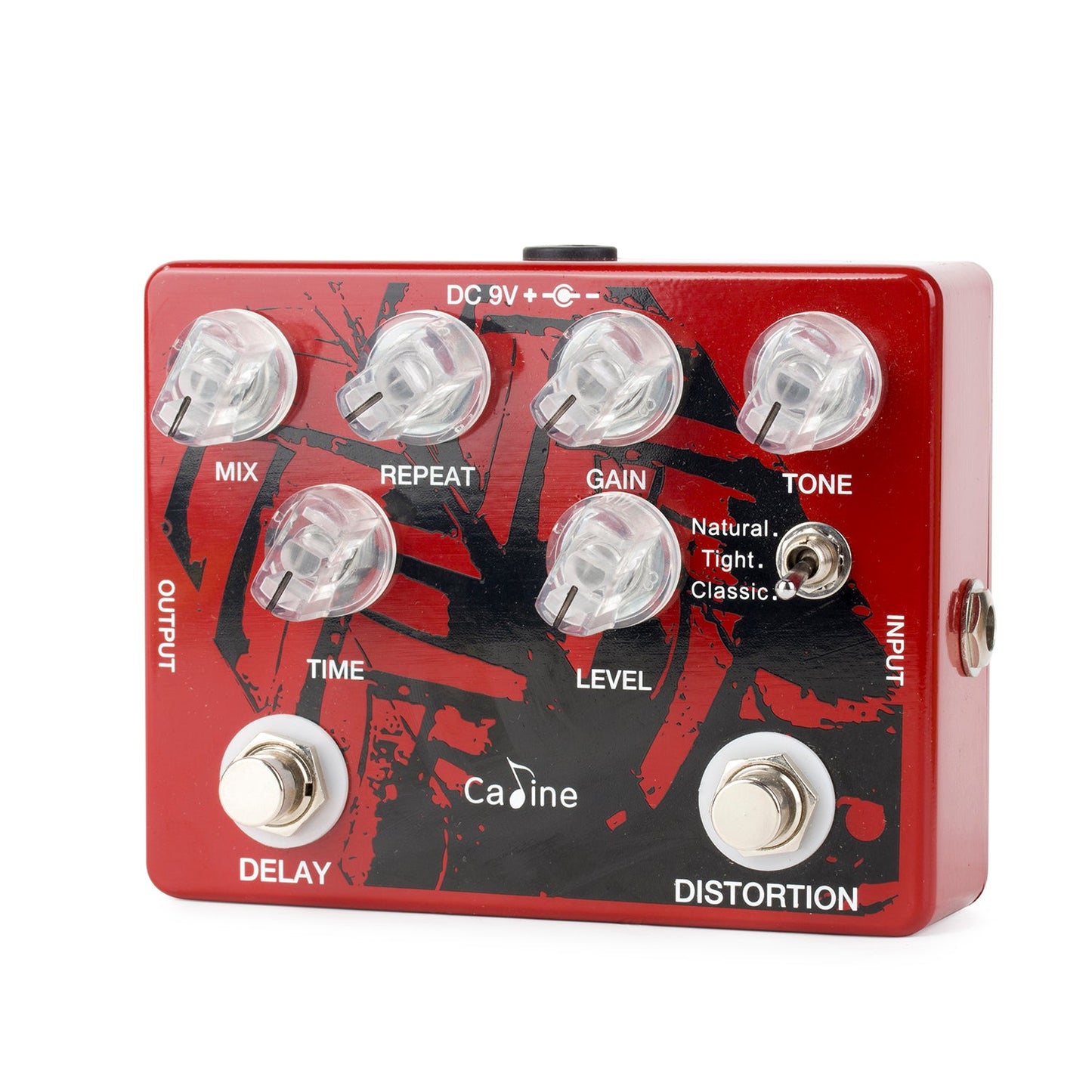 Caline CP-68 Distortion and Delay Guitar Effect Pedal