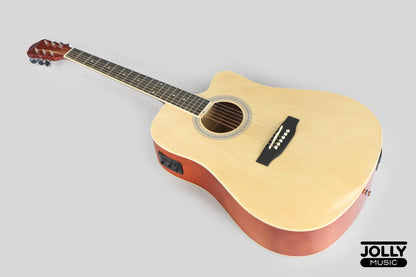 Caravan HS-4111 EQ Acoustic Electric Guitar - Natural