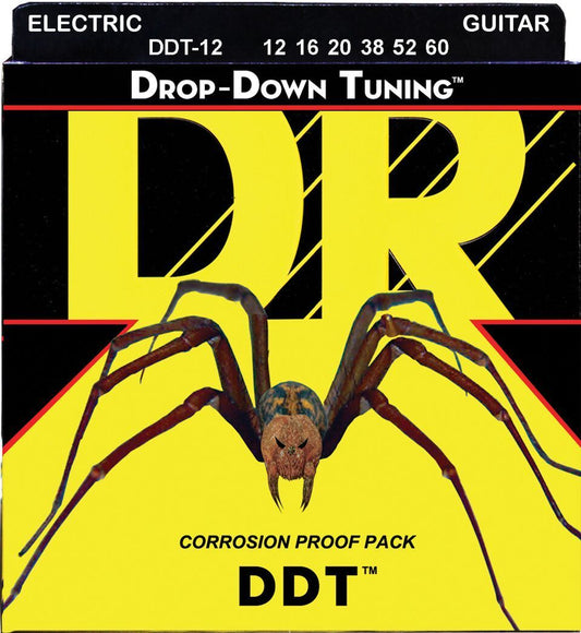 DR DDT Drop Down Tuning Electric Guitar Strings - GuitarPusher