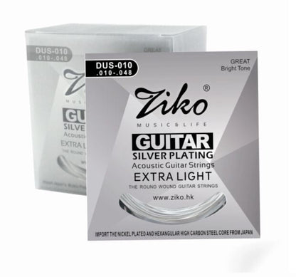 Ziko Silver Plating Acoustic Guitar Strings