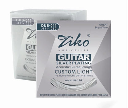 Ziko Silver Plating Acoustic Guitar Strings