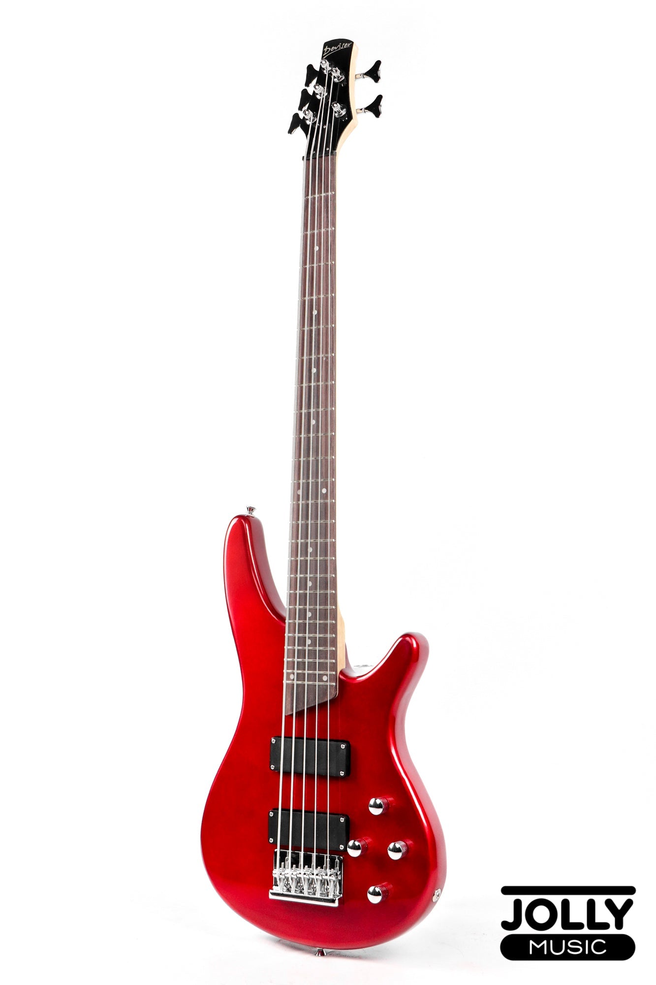 Deviser L-B3 5-String Modern Bass - Metallic Red