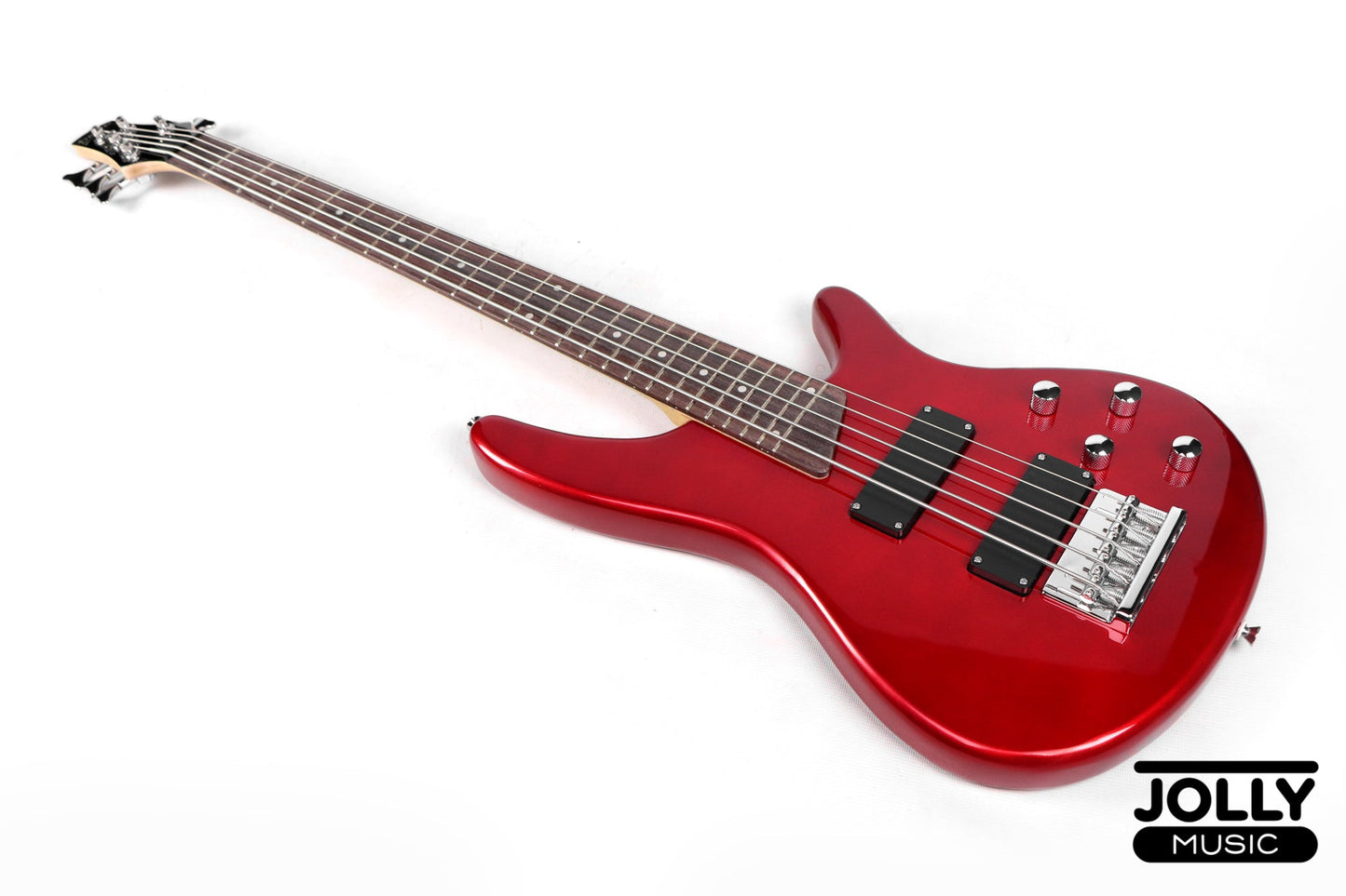 Deviser L-B3 5-String Modern Bass - Metallic Red