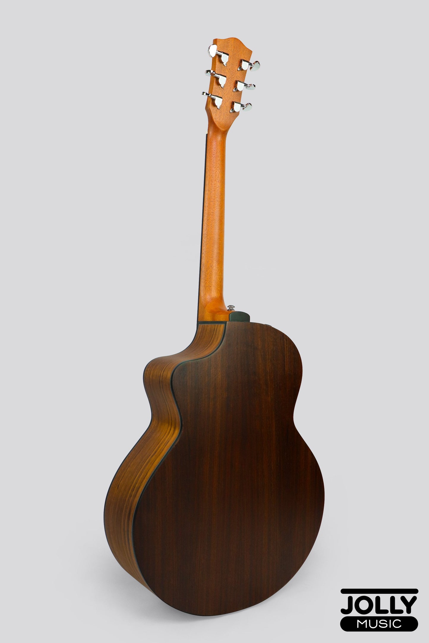 Deviser LS-580 Semi-Acoustic Guitar w/ Beveled Armrest (All-Walnut)