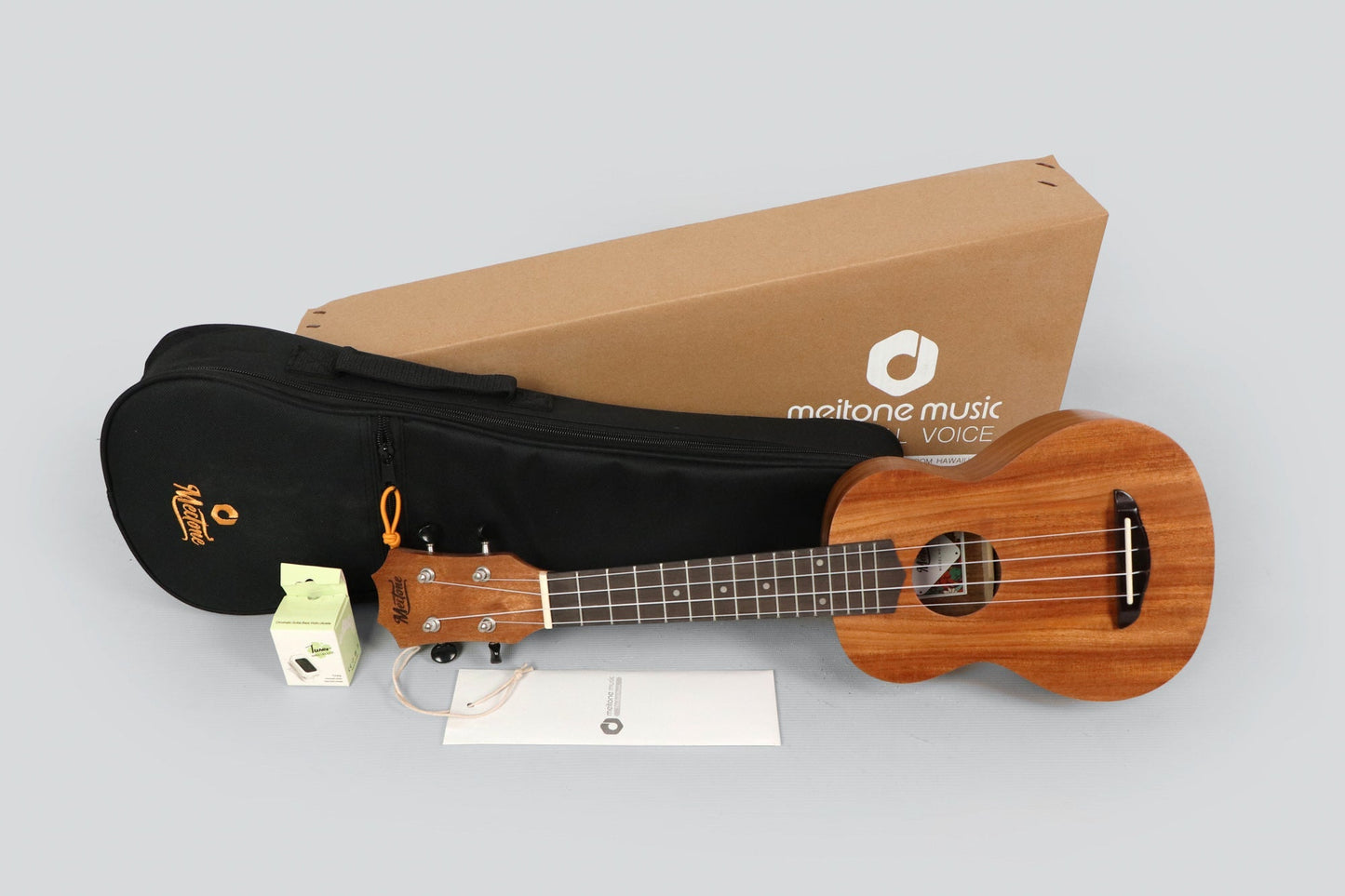 Meitone E1 All Acacia Soprano Ukulele