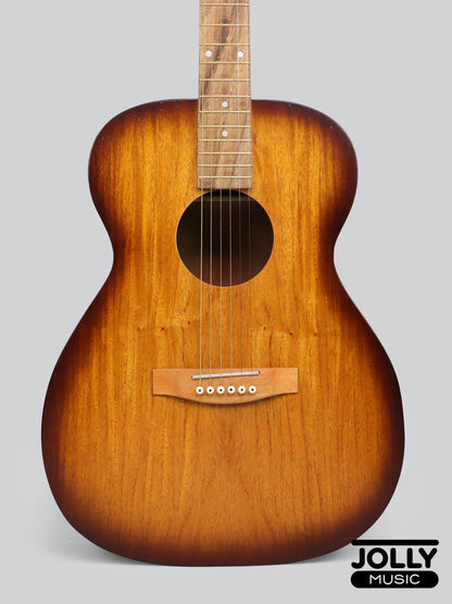 Ferangeli Gel-Series 41-inch OM Acoustic Guitar (Made in Cebu) - Brown Edgeburst