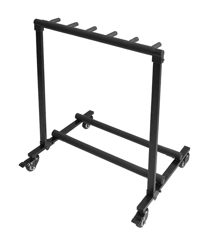 Flanger FL-11L Guitar Rack with Wheels (5 electric guitars / 3 acoustic guitars + 2 electric guitars)