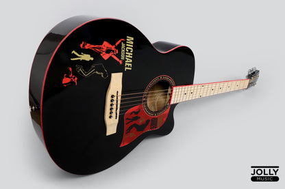 Caravan HS-4015 Acoustic Guitar with Gigbag - Black