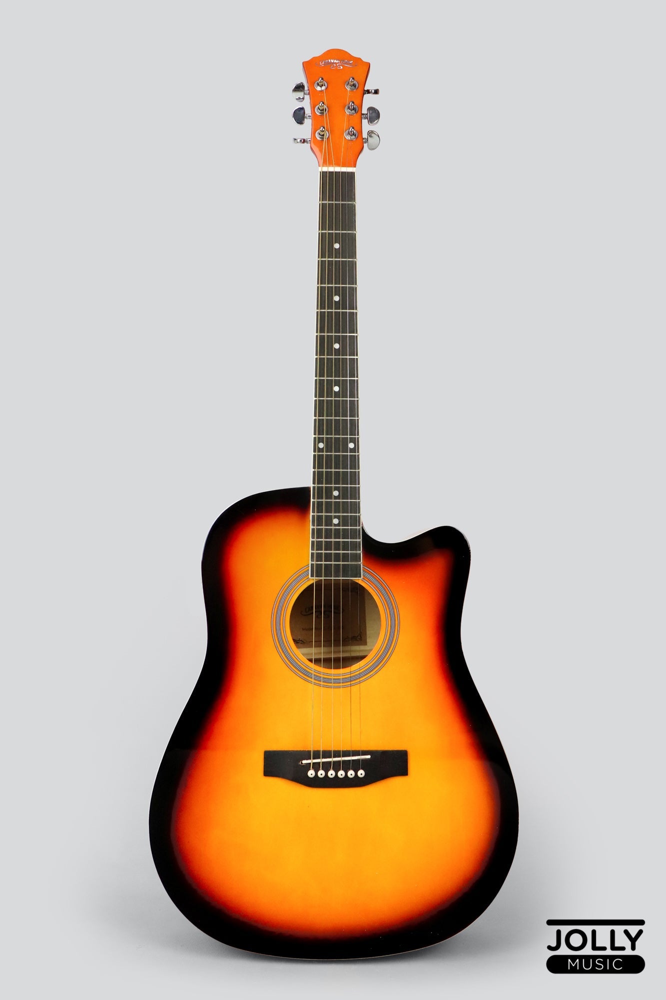 Caravan HS-4111 Dreadnought 41 Acoustic Guitar - Sunburst