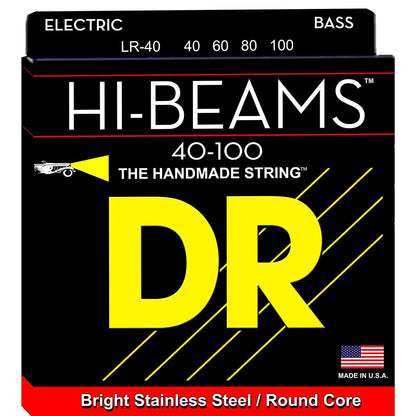 DR Hi-Beams Hand Made 4-String Bass Guitar Strings - GuitarPusher