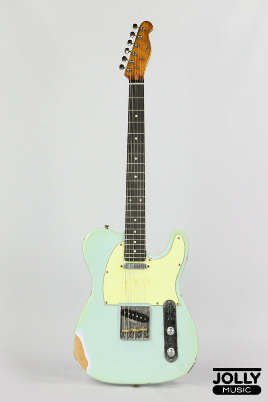 JCraft Vintage Series T-3VC Relic T-Style Electric Guitar - Sonic Blue