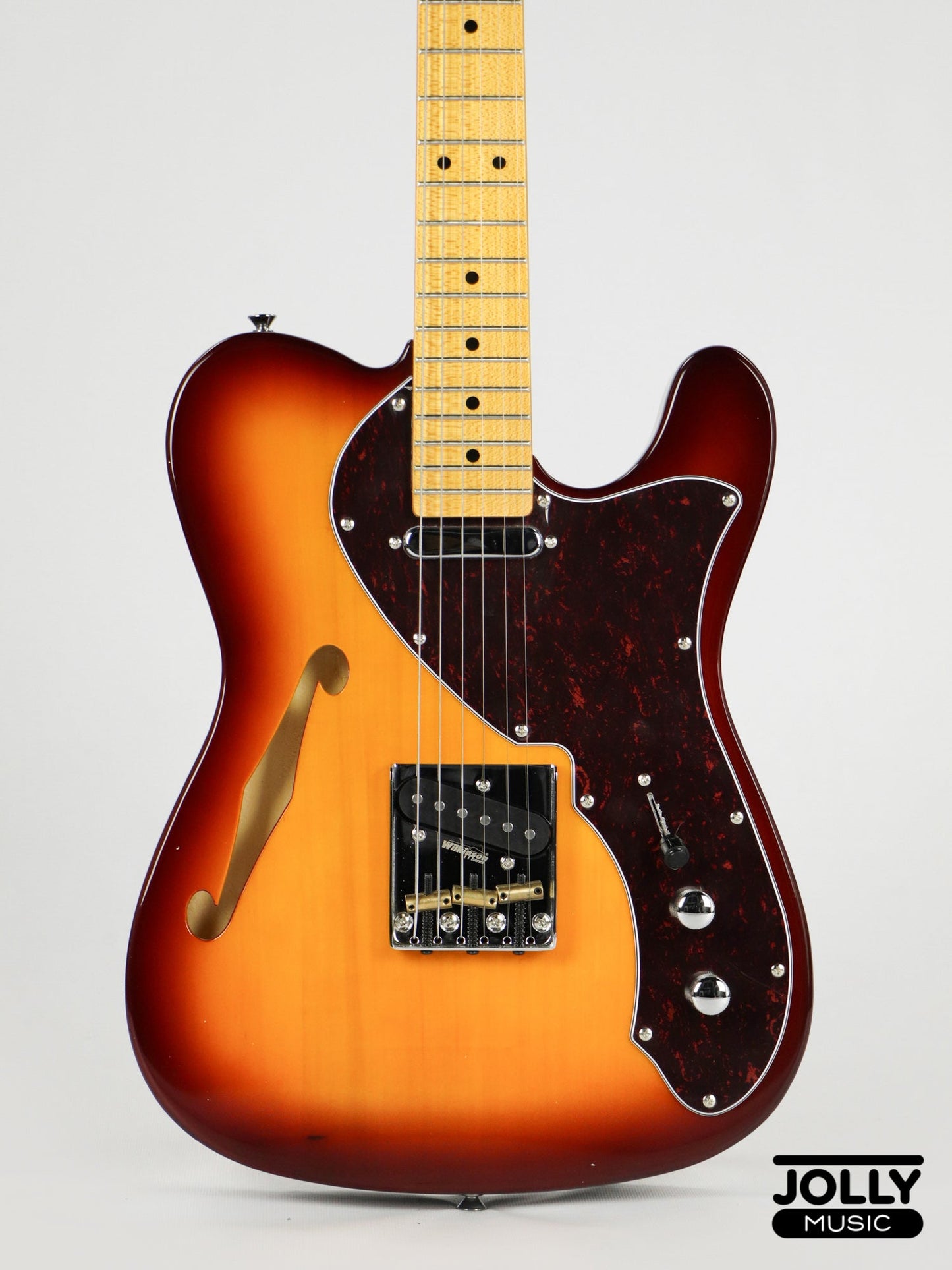 JCraft Vintage Series T-3V SH Semi-Hollow T-Style - Tobacco Sunburst