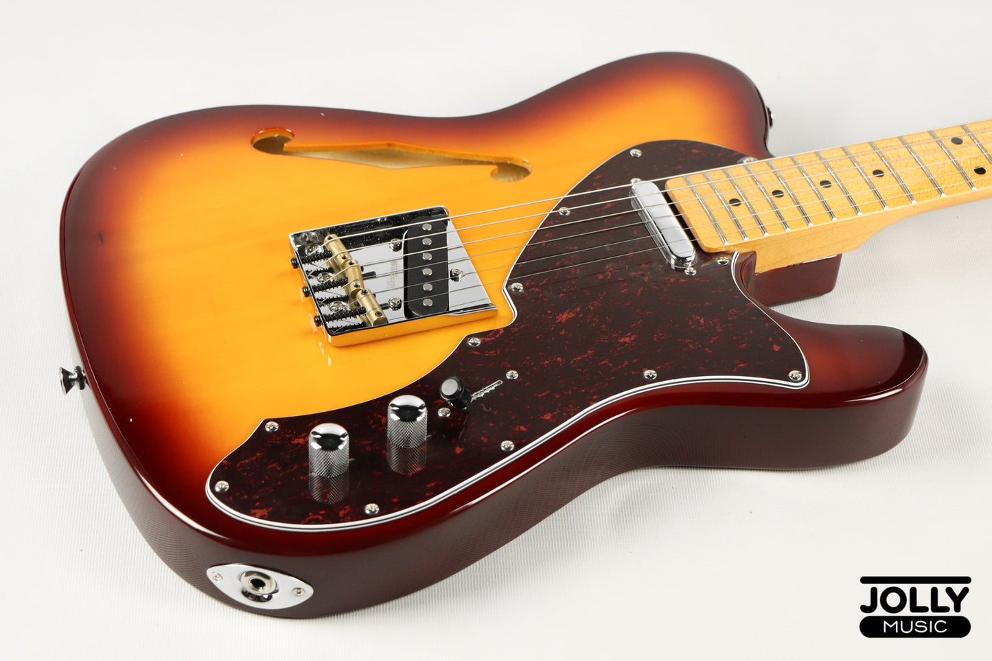 JCraft Vintage Series T-3V SH Semi-Hollow T-Style - Tobacco Sunburst