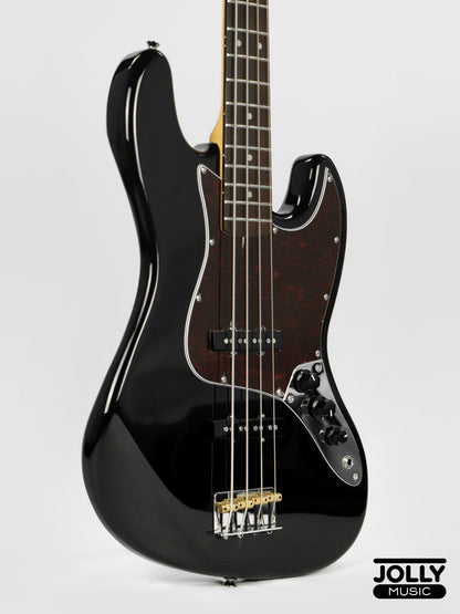 JCraft JB-3V J-Offset 4-String Bass Guitar - Black