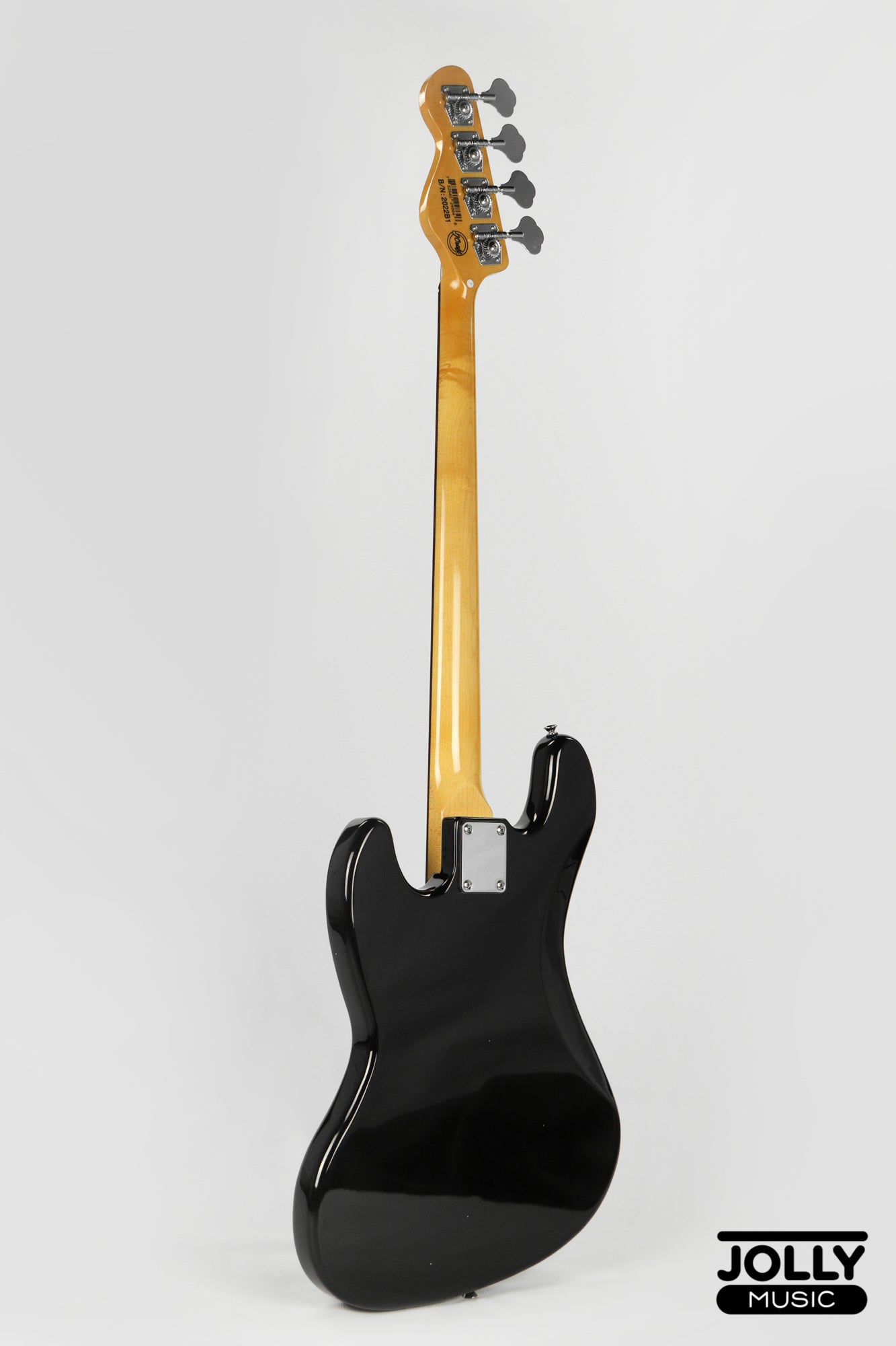 JCraft JB-3V J-Offset 4-String Bass Guitar - Black