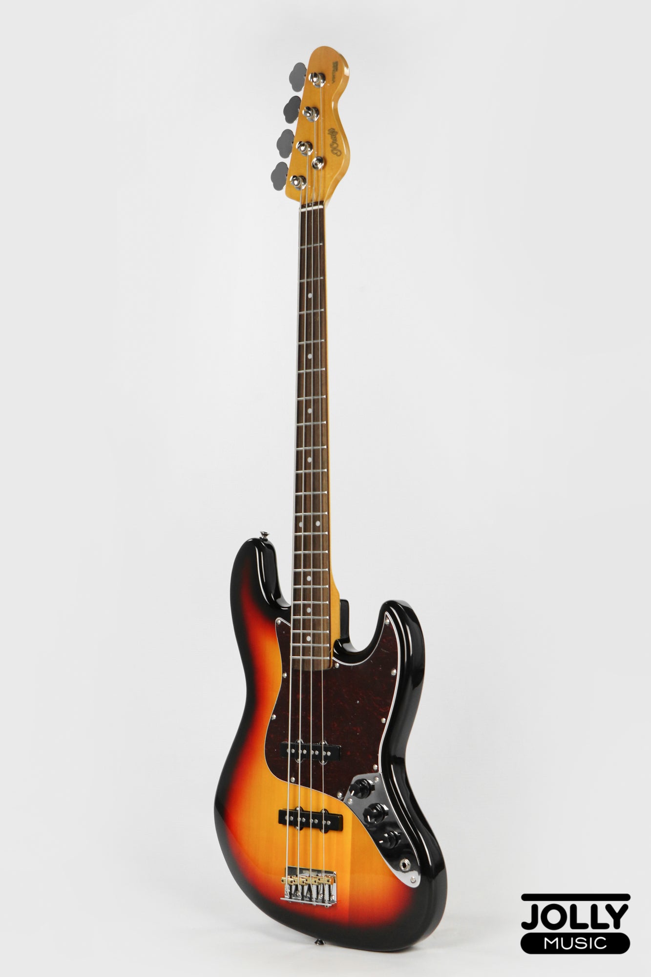 JCraft JB-3V J-Offset 4-String Bass Guitar - Sunburst