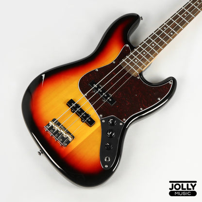 JCraft JB-3V J-Offset 4-String Bass Guitar - Sunburst