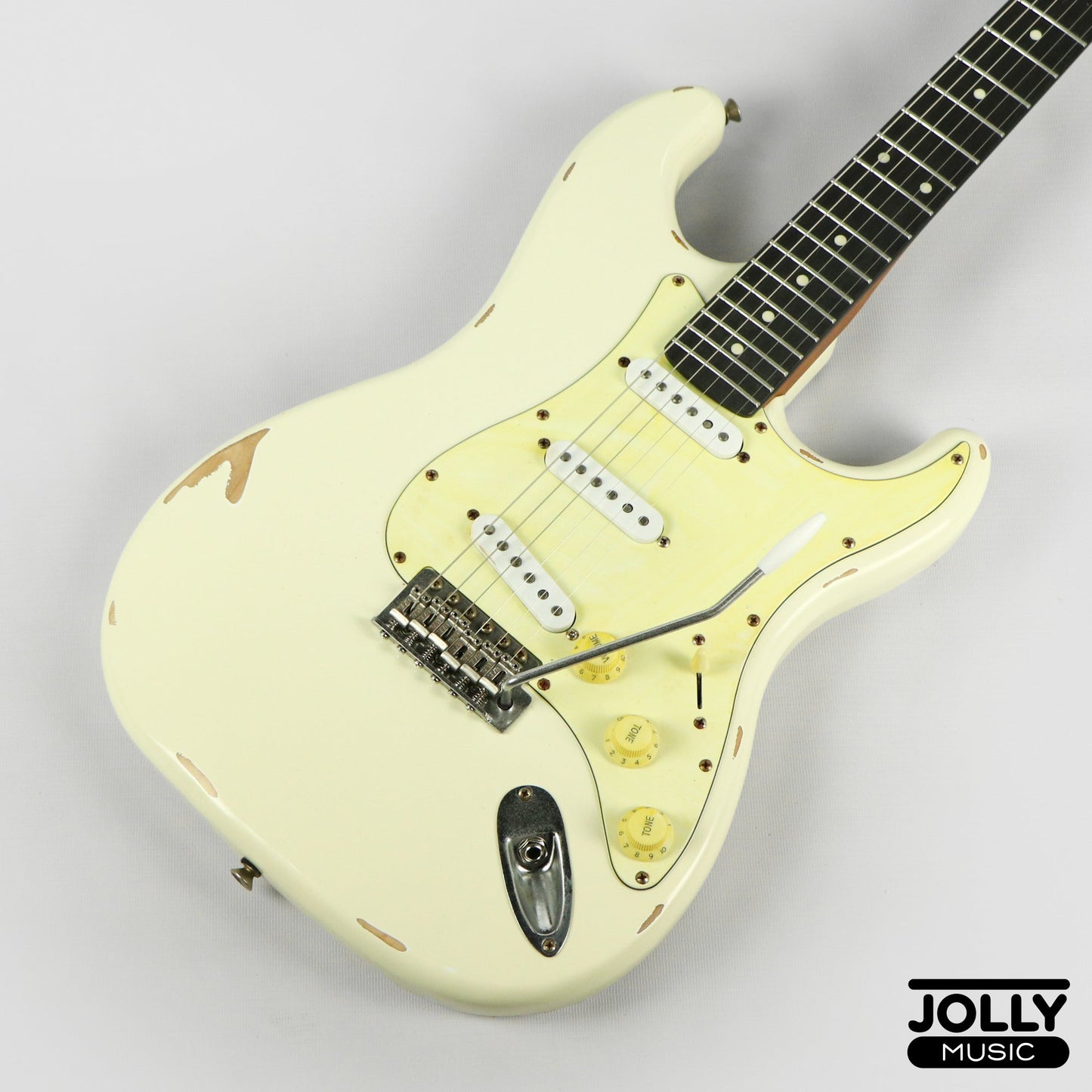 JCraft Vintage Series S-3VC 2023 Antique S-Style - Vintage White