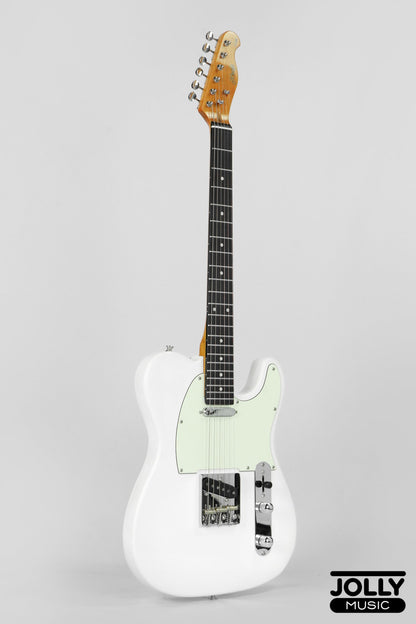 JCraft Vintage Series T-3V T-Style Electric Guitar - Olympic White