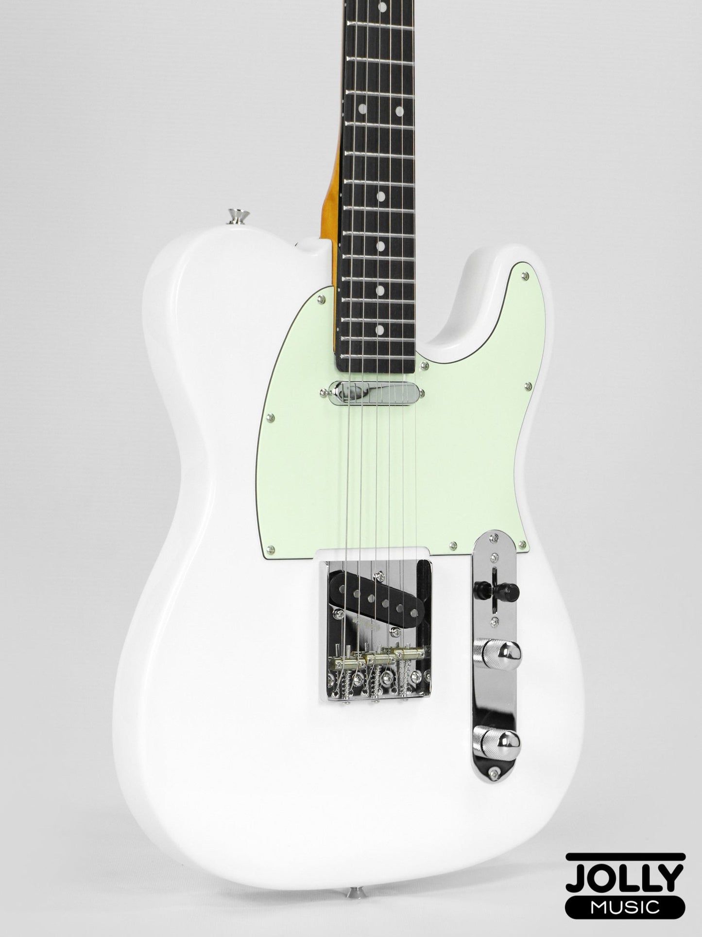 JCraft Vintage Series T-3V T-Style Electric Guitar - Olympic White