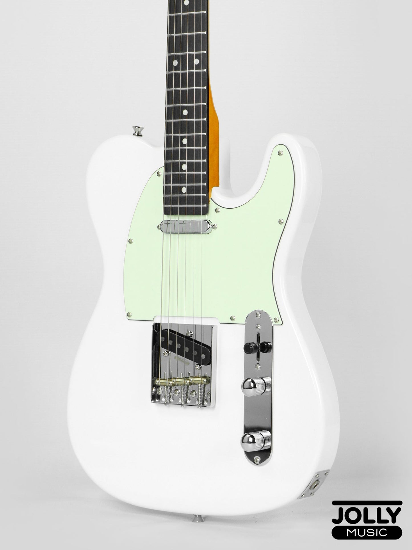 JCraft Vintage Series T-3V T-Style Electric Guitar - Olympic White