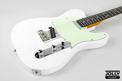 JCraft Vintage Series T-3V T-Style Electric Guitar - Olympic White