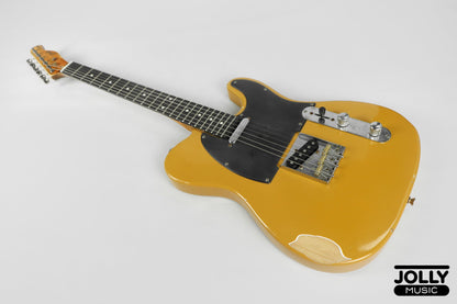 JCraft Vintage Series T-3VC Relic T-Style Electric Guitar - Butterscotch