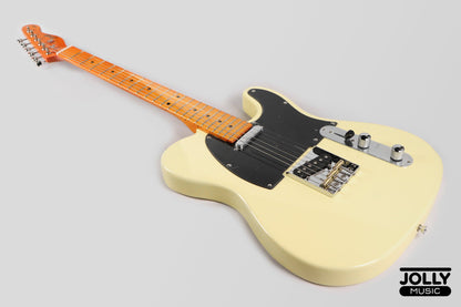 JCraft Vintage Series T-3VM 2023 Maple Fingerboard T-Style - Vintage White