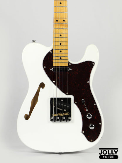 JCraft Vintage Series T-3V SH Semi-Hollow T-Style - White