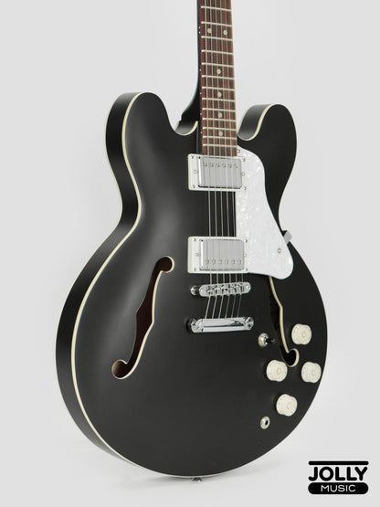 JCraft AR-2 2024 JM Semi-Hollow Electric Guitar - Black