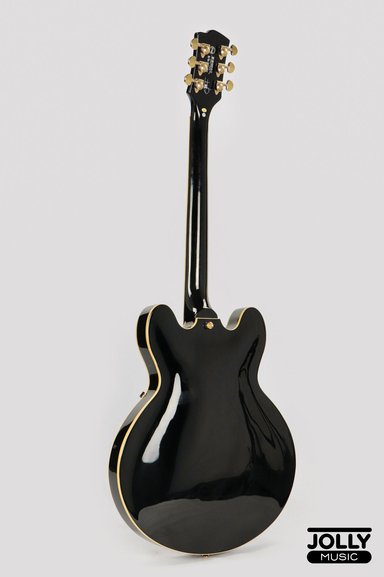 JCraft AR-3 Custom JM Semi-Hollow Electric Guitar - Tuxedo Black