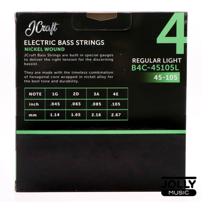 JCraft Regular Light 4-String Electric Bass Guitar String 45-105