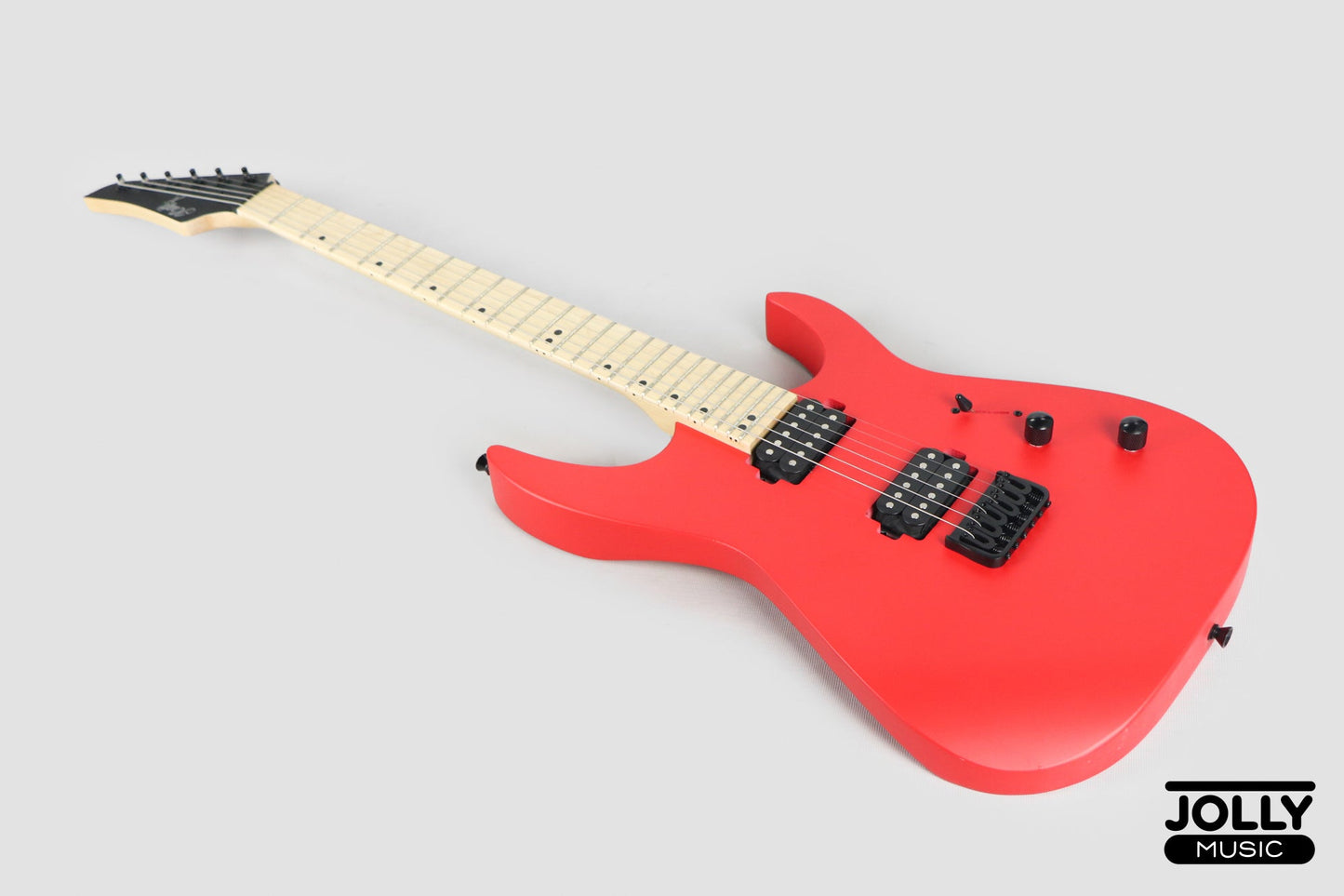 JCraft Bushido X Series BX6-1 Super S-Style Electric Guitar - Lockdown Red