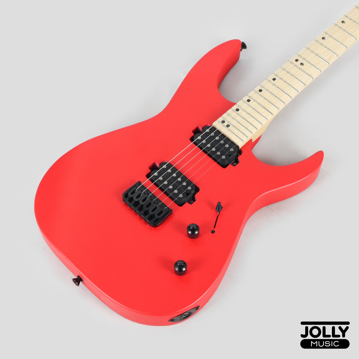 JCraft Bushido X Series BX6-1 Super S-Style Electric Guitar - Lockdown Red