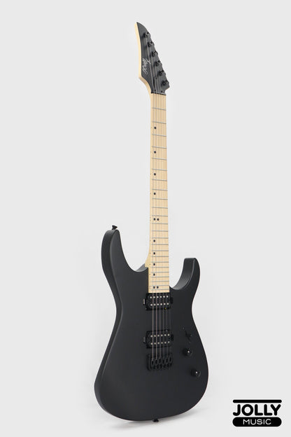 JCraft Bushido X Series BX6-1 Super S-Style Electric Guitar - Satin Black