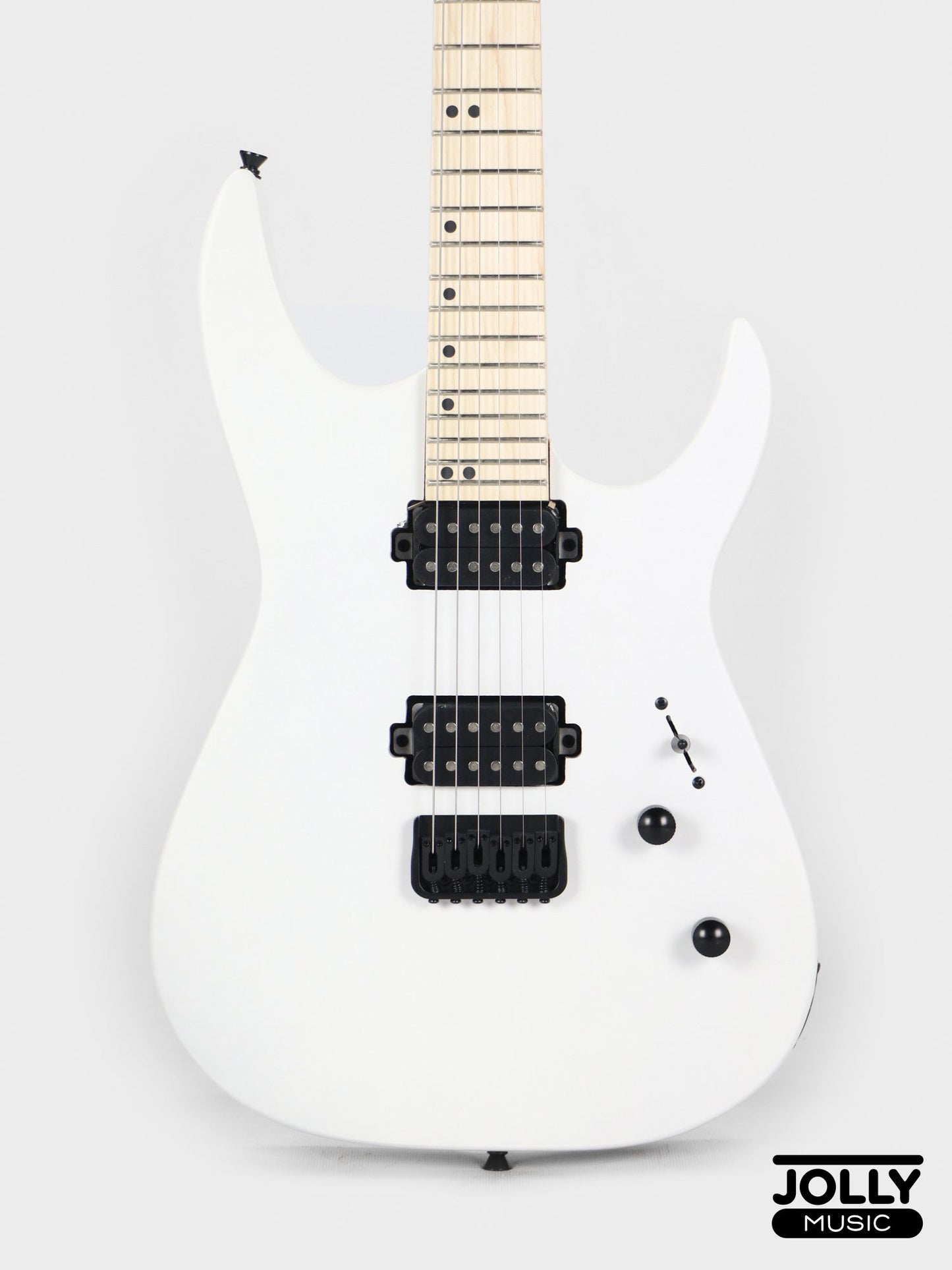 JCraft Bushido X Series BX6-1 Super S-Style Electric Guitar - Satin White