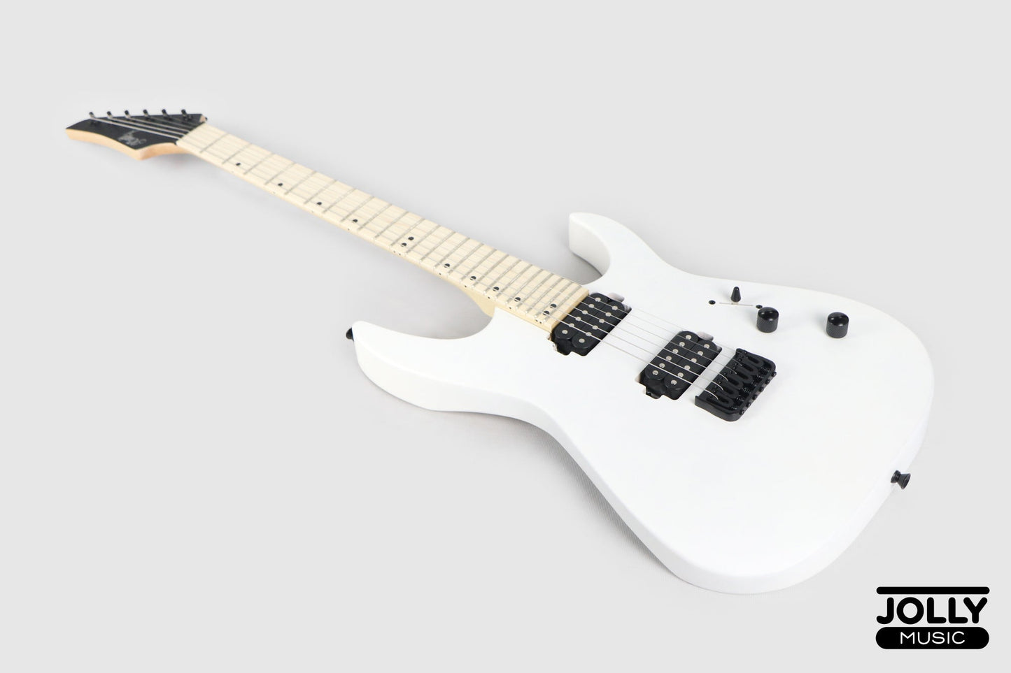 JCraft Bushido X Series BX6-1 Super S-Style Electric Guitar - Satin White