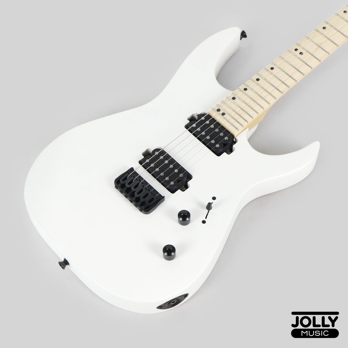 JCraft Bushido X Series BX6-1 Super S-Style Electric Guitar - Satin White