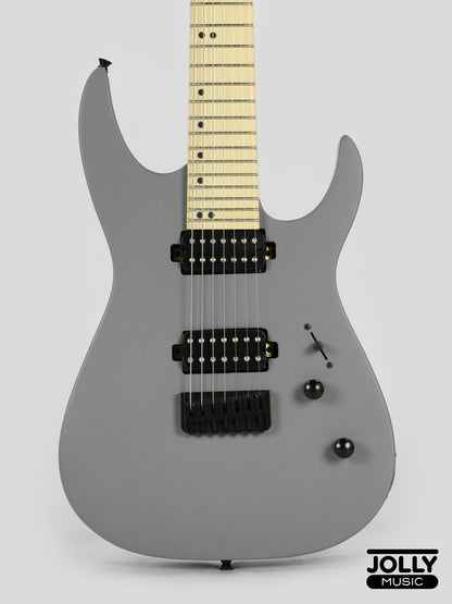 JCraft X Series Bushido BX7-1T 7-String Super S-Style Electric Guitar - Gunmetal