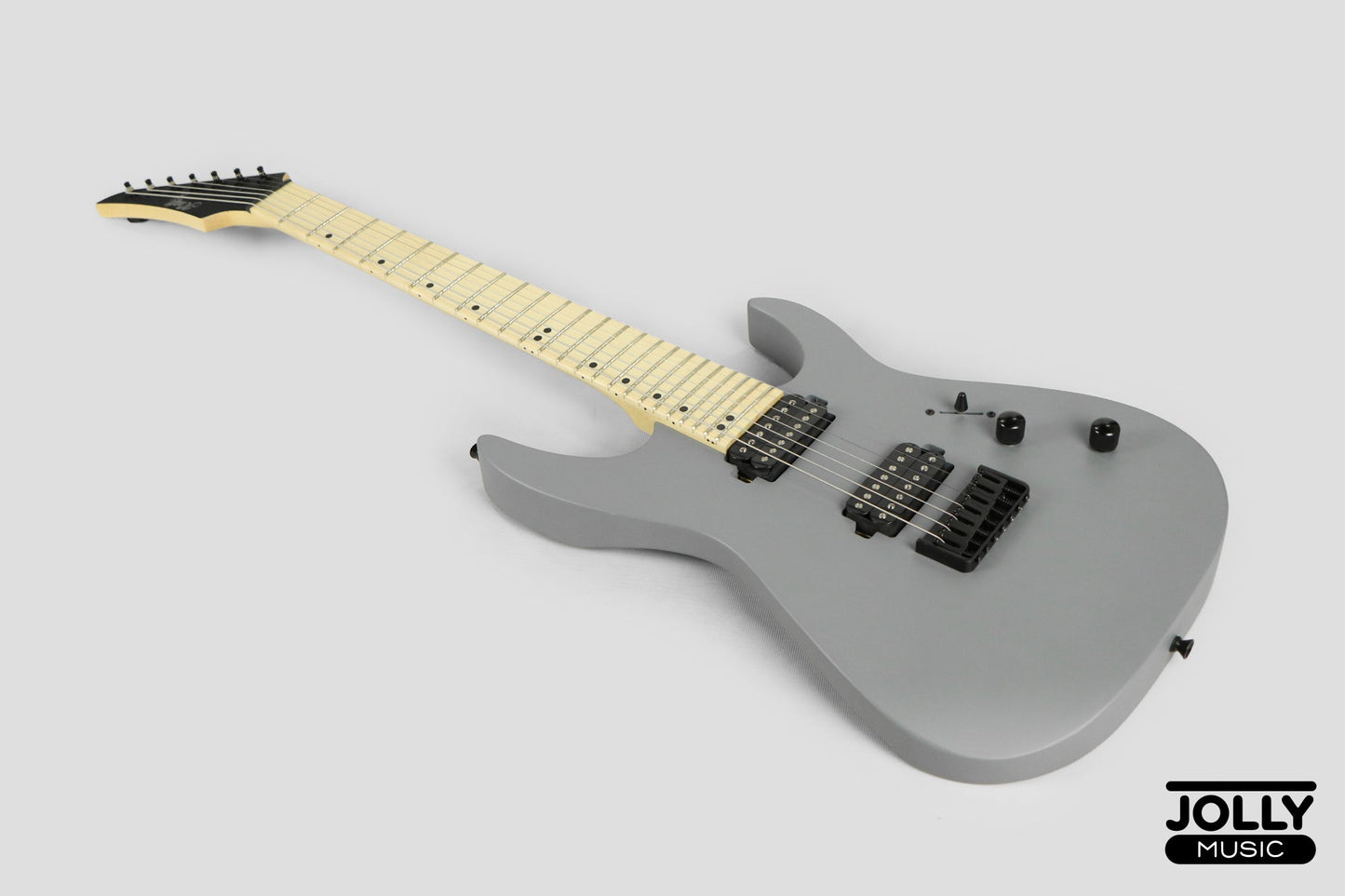 JCraft X Series Bushido BX7-1T 7-String Super S-Style Electric Guitar - Gunmetal