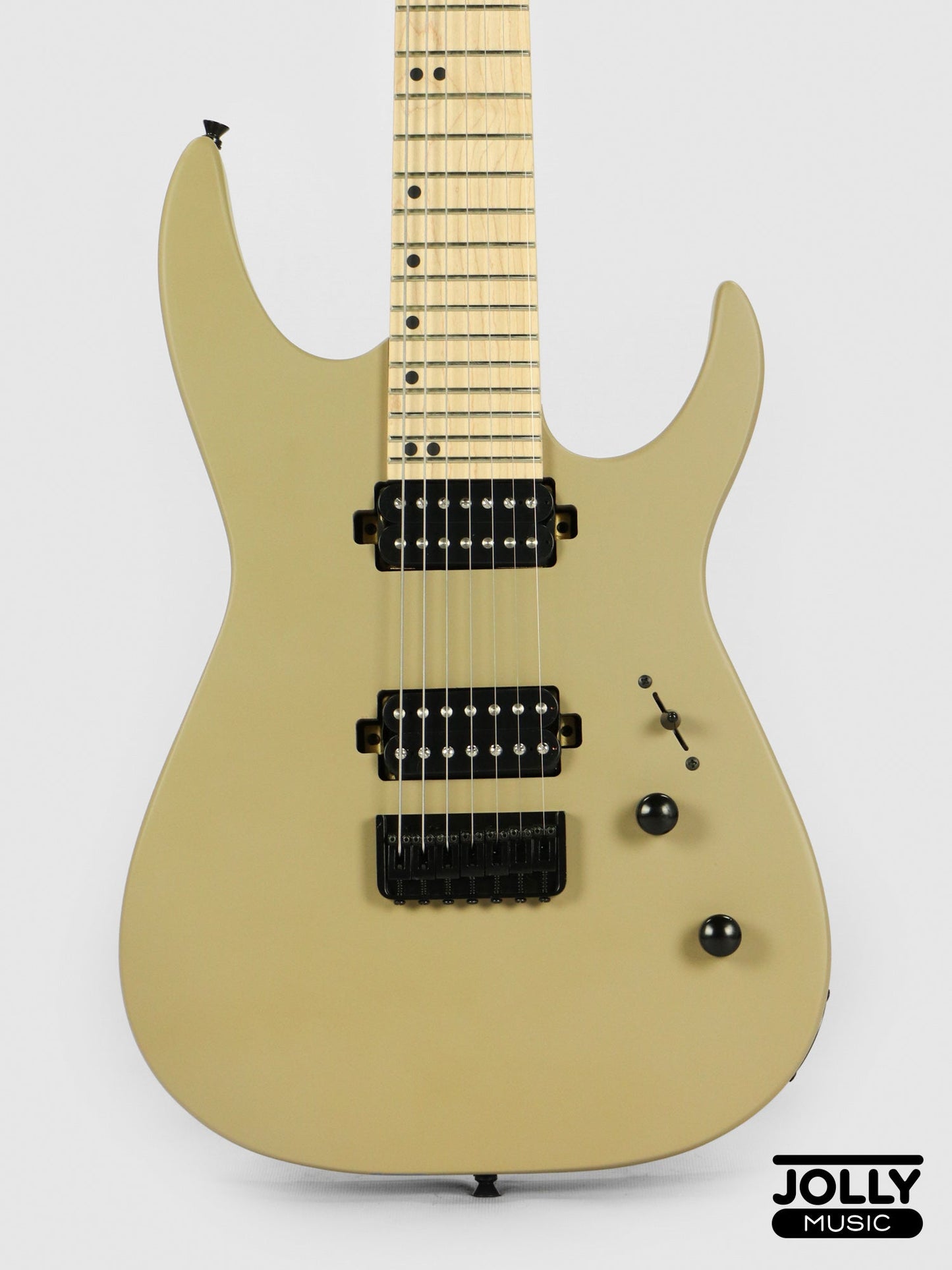 JCraft X Series Bushido BX7-1T 7-String Super S-Style Electric Guitar - Satin Sandstorm