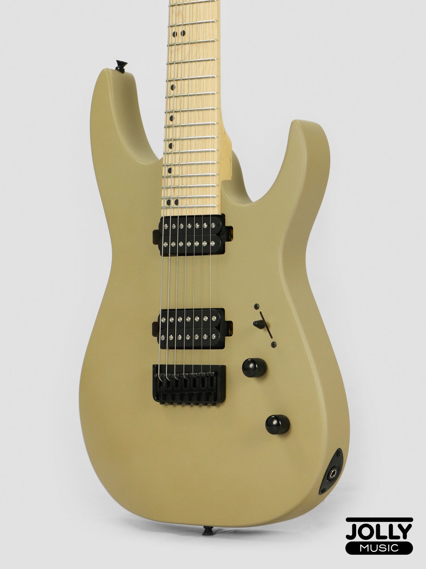 JCraft X Series Bushido BX7-1T 7-String Super S-Style Electric Guitar - Satin Sandstorm