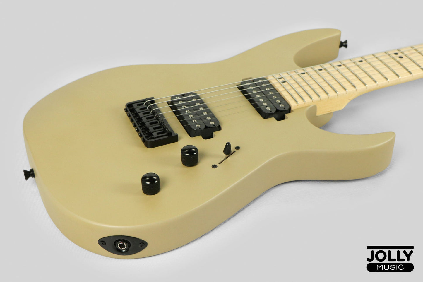 JCraft X Series Bushido BX7-1T 7-String Super S-Style Electric Guitar - Satin Sandstorm