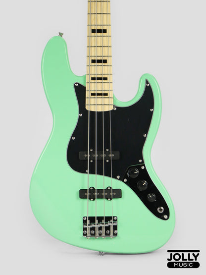 JCraft JB-1 J-Offset 4-String Bass Guitar with Gigbag - Surf Green