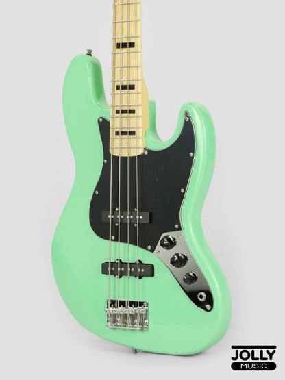 JCraft JB-1 J-Offset 4-String Bass Guitar with Gigbag - Surf Green