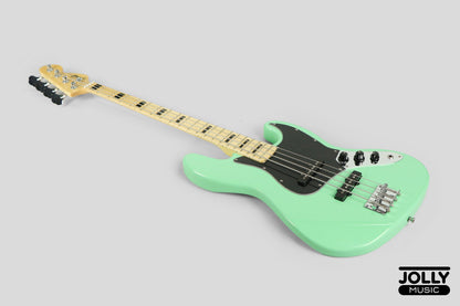 JCraft JB-1 J-Offset 4-String Bass Guitar with Gigbag - Surf Green