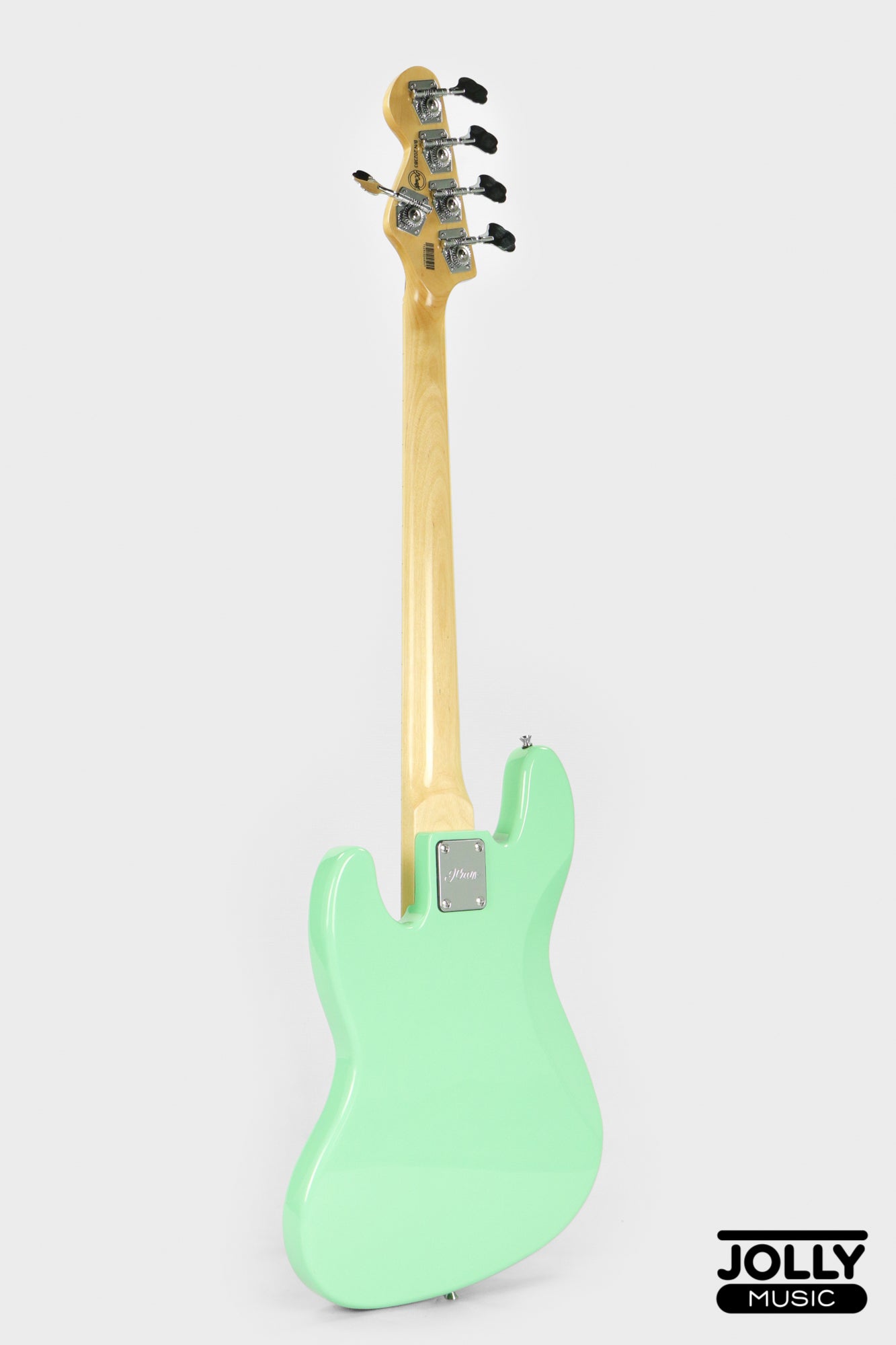 JCraft JB-1 J-Offset 5-String Bass Guitar with Gigbag - Surf Green