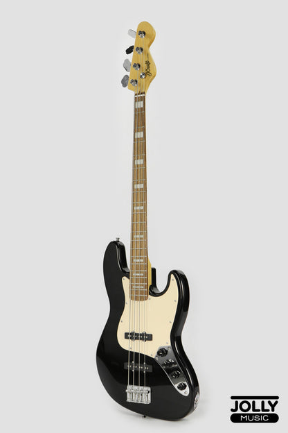 JCraft JB-2A J-Offset 4-String Bass Guitar - Black